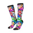 thumbnail image 1 of Lsque Mario Printed Crew Socks Men's Women's LightWeight Thin Casual Calf Socks ,Knee High Socks,Cotton Socks, 1 of 9