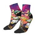 thumbnail image 1 of Lsque Mario Printed Crew Socks, Moisture-Wicking Socks, Athletic Socks for Men Breathable Cushion Socks Casual Sport Socks for Running Traveling, 1 of 6