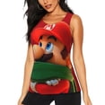 thumbnail image 1 of Lsque Mario Printed Workout Tank Tops for Women, Athletic Sports Tank Tops, Compression Sleeveless Dry Fit Shirts,Sleeveless Yoga Shirt-Large, 1 of 9