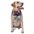 thumbnail image 1 of Lsque Mario Printing Dog Bandana ,Cat Scarf Adjustable Bib Handkerchief Accessories for Dogs Cats,Pet scarf,Pet fashion, 1 of 8