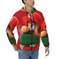 thumbnail image 1 of Lsque Mario for Mens Full-zip Hoodie, Zip-up Pullover Hooded Sweatshirt, Kangaroo Pocket Hoodie Ideal for Daily Wear, Travel, and Home-3X-Large, 1 of 8