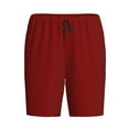 thumbnail image 1 of Lsque Maroon Mens Sleep Pajama Shorts,Short Pajama Pants, Cotton Ultra-Soft Knit-Medium, 1 of 9