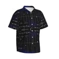 thumbnail image 1 of Lsque Mathematica Science pattern Hawaiian Shirt for Men, Unisex Summer Beach Casual Short Sleeve Button Down Shirts-Medium, 1 of 9