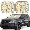 thumbnail image 1 of Lsque Medical Icons 2 PCS Windshield Sun Shade | CarFoldable Window Covers | Car Accessories Reflect UV for Universal Cars SUV Truck | Medium, 1 of 7