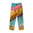 thumbnail image 1 of Lsque Melting Banana Fantasy Print Men's Pajama Pants, Lounge Pant - Comfortable Home Wear,Elastic Waistband, Stylish Design-X-Large, 1 of 9