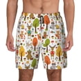 thumbnail image 1 of Lsque Mens Swim Trunks Animals Forest Pattern - Bathing Suit Compression Liner - Beach Swim Shorts Swimwear - (S-3XL) - Stretch Quick Dry -XX-Large, 1 of 9