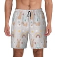 thumbnail image 1 of Lsque Mens Swim Trunks Animals In Tribe Pattern - Bathing Suit Compression Liner - Beach Swim Shorts Swimwear - (S-3XL) - Stretch Quick Dry -X-Large, 1 of 9