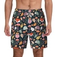 thumbnail image 1 of Lsque Mens Swim Trunks Autumn Forest Pattern - Bathing Suit Compression Liner - Beach Swim Shorts Swimwear - (S-3XL) - Stretch Quick Dry -Medium, 1 of 9