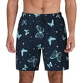 thumbnail image 1 of Lsque Mens Swim Trunks Beautiful Butterflies Pattern - Bathing Suit Compression Liner - Beach Swim Shorts Swimwear - (S-3XL) - Stretch Quick Dry -Small, 1 of 9