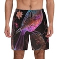 thumbnail image 1 of Lsque Mens Swim Trunks Bird4 Pattern - Bathing Suit Compression Liner - Beach Swim Shorts Swimwear - (S-3XL) - Stretch Quick Dry -, 1 of 9