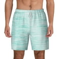 thumbnail image 1 of Lsque Mens Swim Trunks Blue Bright Pattern - Bathing Suit Compression Liner - Beach Swim Shorts Swimwear - (S-3XL) - Stretch Quick Dry -XX-Large, 1 of 9