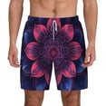 thumbnail image 1 of Lsque Mens Swim Trunks Bohemian Vintage Pattern Pattern - Bathing Suit Compression Liner - Beach Swim Shorts Swimwear - (S-3XL) - Stretch Quick Dry -Large, 1 of 9