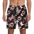thumbnail image 1 of Lsque Mens Swim Trunks Butterfly Pattern - Bathing Suit Compression Liner - Beach Swim Shorts Swimwear - (S-3XL) - Stretch Quick Dry -Medium, 1 of 9