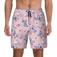 thumbnail image 1 of Lsque Mens Swim Trunks Butterfly Pattern - Bathing Suit Compression Liner - Beach Swim Shorts Swimwear - (S-3XL) - Stretch Quick Dry -Small, 1 of 9