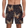 thumbnail image 1 of Lsque Mens Swim Trunks Butterfly1 Pattern - Bathing Suit Compression Liner - Beach Swim Shorts Swimwear - (S-3XL) - Stretch Quick Dry -, 1 of 9