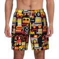 thumbnail image 1 of Lsque Mens Swim Trunks Cars Pattern - Bathing Suit Compression Liner - Beach Swim Shorts Swimwear - (S-3XL) - Stretch Quick Dry -3X-Large, 1 of 9