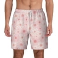 thumbnail image 1 of Lsque Mens Swim Trunks Chrysanthemum Pattern - Bathing Suit Compression Liner - Beach Swim Shorts Swimwear - (S-3XL) - Stretch Quick Dry -XX-Large, 1 of 9