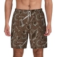thumbnail image 1 of Lsque Mens Swim Trunks Coffee pots Pattern - Bathing Suit Compression Liner - Beach Swim Shorts Swimwear - (S-3XL) - Stretch Quick Dry -XX-Large, 1 of 9