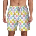 thumbnail image 1 of Lsque Mens Swim Trunks Colorful Rubber Duck Pattern - Bathing Suit Compression Liner - Beach Swim Shorts Swimwear - (S-3XL) - Stretch Quick Dry -, 1 of 9