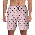 thumbnail image 1 of Lsque Mens Swim Trunks Cute Cat Pattern - Bathing Suit Compression Liner - Beach Swim Shorts Swimwear - (S-3XL) - Stretch Quick Dry -X-Large, 1 of 9