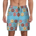 thumbnail image 1 of Lsque Mens Swim Trunks Cute Donut Pattern - Bathing Suit Compression Liner - Beach Swim Shorts Swimwear - (S-3XL) - Stretch Quick Dry -XX-Large, 1 of 9