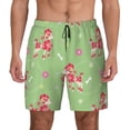 thumbnail image 1 of Lsque Mens Swim Trunks Cute Poodle Dog Pattern - Bathing Suit Compression Liner - Beach Swim Shorts Swimwear - (S-3XL) - Stretch Quick Dry -3X-Large, 1 of 9