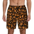 thumbnail image 1 of Lsque Mens Swim Trunks Cute Squirrel Pattern - Bathing Suit Compression Liner - Beach Swim Shorts Swimwear - (S-3XL) - Stretch Quick Dry -, 1 of 9