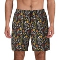 thumbnail image 1 of Lsque Mens Swim Trunks Daisies Flowers Pattern - Bathing Suit Compression Liner - Beach Swim Shorts Swimwear - (S-3XL) - Stretch Quick Dry -3X-Large, 1 of 9