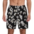 thumbnail image 1 of Lsque Mens Swim Trunks Daisies Flowers Pattern - Bathing Suit Compression Liner - Beach Swim Shorts Swimwear - (S-3XL) - Stretch Quick Dry -Medium, 1 of 9