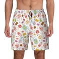 thumbnail image 1 of Lsque Mens Swim Trunks Dessert Pattern - Bathing Suit Compression Liner - Beach Swim Shorts Swimwear - (S-3XL) - Stretch Quick Dry -X-Large, 1 of 9