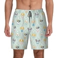 thumbnail image 1 of Lsque Mens Swim Trunks Different Breeds of Dogs Pattern - Bathing Suit Compression Liner - Beach Swim Shorts Swimwear - (S-3XL) - Stretch Quick Dry -Medium, 1 of 9