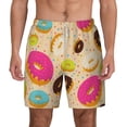 thumbnail image 1 of Lsque Mens Swim Trunks Donuts Pattern - Bathing Suit Compression Liner - Beach Swim Shorts Swimwear - (S-3XL) - Stretch Quick Dry -XX-Large, 1 of 9