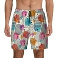 thumbnail image 1 of Lsque Mens Swim Trunks Easter Egg Pattern - Bathing Suit Compression Liner - Beach Swim Shorts Swimwear - (S-3XL) - Stretch Quick Dry -Medium, 1 of 9