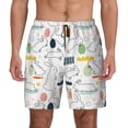 thumbnail image 1 of Lsque Mens Swim Trunks Easter Rabbit Pattern - Bathing Suit Compression Liner - Beach Swim Shorts Swimwear - (S-3XL) - Stretch Quick Dry -Small, 1 of 9