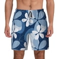 thumbnail image 1 of Lsque Mens Swim Trunks Flower Pattern - Bathing Suit Compression Liner - Beach Swim Shorts Swimwear - (S-3XL) - Stretch Quick Dry -X-Large, 1 of 9