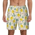 thumbnail image 1 of Lsque Mens Swim Trunks Flowers and Butterflies Pattern - Bathing Suit Compression Liner - Beach Swim Shorts Swimwear - (S-3XL) - Stretch Quick Dry -X-Large, 1 of 9