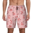 thumbnail image 1 of Lsque Mens Swim Trunks Fox Pattern - Bathing Suit Compression Liner - Beach Swim Shorts Swimwear - (S-3XL) - Stretch Quick Dry -Large, 1 of 9
