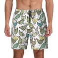 thumbnail image 1 of Lsque Mens Swim Trunks Funny Chicken Pattern - Bathing Suit Compression Liner - Beach Swim Shorts Swimwear - (S-3XL) - Stretch Quick Dry -, 1 of 9