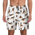 thumbnail image 1 of Lsque Mens Swim Trunks German Shepherd Dog Pattern - Bathing Suit Compression Liner - Beach Swim Shorts Swimwear - (S-3XL) - Stretch Quick Dry -X-Large, 1 of 9