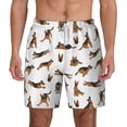 thumbnail image 1 of Lsque Mens Swim Trunks German Shepherd Dog Pattern - Bathing Suit Compression Liner - Beach Swim Shorts Swimwear - (S-3XL) - Stretch Quick Dry -X-Large, 1 of 9