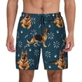 thumbnail image 1 of Lsque Mens Swim Trunks German Shepherd Dog Pattern - Bathing Suit Compression Liner - Beach Swim Shorts Swimwear - (S-3XL) - Stretch Quick Dry -Small, 1 of 9