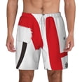 thumbnail image 1 of Lsque Mens Swim Trunks HOHOHO Christmas Pattern - Bathing Suit Compression Liner - Beach Swim Shorts Swimwear - (S-3XL) - Stretch Quick Dry -XX-Large, 1 of 9