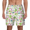 thumbnail image 1 of Lsque Mens Swim Trunks Happy Easter Pattern - Bathing Suit Compression Liner - Beach Swim Shorts Swimwear - (S-3XL) - Stretch Quick Dry -X-Large, 1 of 9