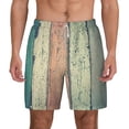 thumbnail image 1 of Lsque Mens Swim Trunks Hardwood Pattern - Bathing Suit Compression Liner - Beach Swim Shorts Swimwear - (S-3XL) - Stretch Quick Dry -Large, 1 of 9