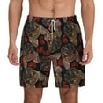 thumbnail image 1 of Lsque Mens Swim Trunks Hearts and French Bulldog Pattern - Bathing Suit Compression Liner - Beach Swim Shorts Swimwear - (S-3XL) - Stretch Quick Dry -3X-Large, 1 of 9