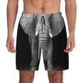 thumbnail image 1 of Lsque Mens Swim Trunks Indian Elephant Pattern - Bathing Suit Compression Liner - Beach Swim Shorts Swimwear - (S-3XL) - Stretch Quick Dry -X-Large, 1 of 9