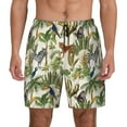 thumbnail image 1 of Lsque Mens Swim Trunks Jungle Animals Pattern - Bathing Suit Compression Liner - Beach Swim Shorts Swimwear - (S-3XL) - Stretch Quick Dry -, 1 of 9