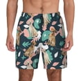 thumbnail image 1 of Lsque Mens Swim Trunks Labrador Retriever Dog Pattern - Bathing Suit Compression Liner - Beach Swim Shorts Swimwear - (S-3XL) - Stretch Quick Dry -, 1 of 9