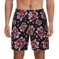 thumbnail image 1 of Lsque Mens Swim Trunks Ladybug Pattern - Bathing Suit Compression Liner - Beach Swim Shorts Swimwear - (S-3XL) - Stretch Quick Dry -Small, 1 of 9