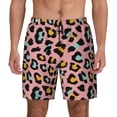 thumbnail image 1 of Lsque Mens Swim Trunks Leopard Pattern - Bathing Suit Compression Liner - Beach Swim Shorts Swimwear - (S-3XL) - Stretch Quick Dry -X-Large, 1 of 9
